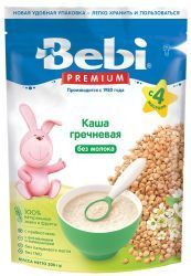 BEBI PREMIUM Каша Гречка без Молока {с 4 мес.} 200г
