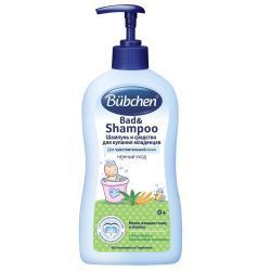 Bubchen Детское средство и шампунь для купания младенцев ЭкоПак 400мл