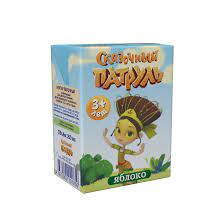 СКАЗОЧНЫЙ ПАТРУЛЬ Нектар Яблочный Осветленный {с 3 лет} 0,2л