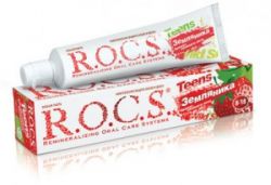 R.O.C.S.Teens Зубная паста Аромат Знойного Лета с экстрактом Земляники (8-18 лет) (12) Т74гр