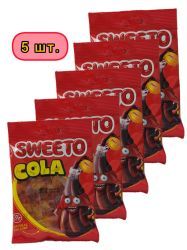 SWEETO Мармелад Жевательный Кола 70г-5шт