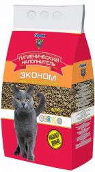 Наполнитель Барсик Эконом с эффектом комкования 4,54л