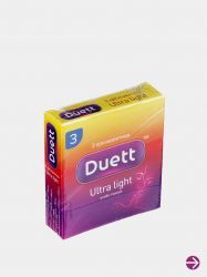 Duett Презервативы особо тонкие N3, 10 упаковок