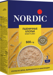 NORDIC Пшеничные Хлопья (3 мин.) 500г