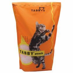 Tabby 3,8л peach наполнитель силикагелевый аромат персика