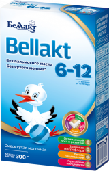 BELLAKT 6-12 Молочная Смесь {с 6 мес} с Пребиотиками и Нуклеотидами 300г BELLAKT 6-12 Молочная Смесь {с 6 мес} с Пребиотиками и Нуклеотидами 300г