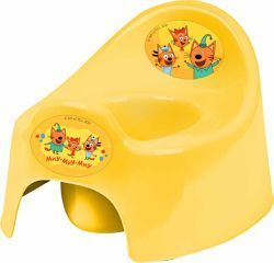 Lalababy Детский горшок Три кота цвет жёлтый (13)