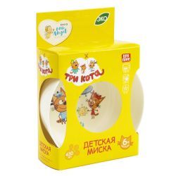 Три Кота Детская миска Космическое путешествие 430мл