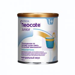 NEOCATE JUNIOR Гипоаллергенная Смесь на основе Аминокислот {c 1 года} 400г. NEOCATE JUNIOR Гипоаллергенная Смесь на основе Аминокислот {c 1 года} 400г.