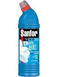 Sanfor Гель для Туалета Антиналёт (Морской Бриз) {синий} 750г