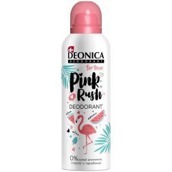DEONICA FOR TEENS Дезодорант Pink Rush {Спрей} короб-автомат 125 мл 8лет+