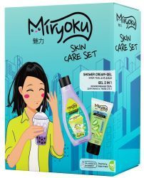 MIRYOKU ПН Алое+Лайм SKIN CARE SET:Крем-гель для душа Energy Charge + Увлаж гель для лица и тела 2в1 300мл+150мл