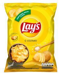 LAY's Натуральные с Солью (Дисплей) 70г