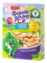 ФАННИ ЯММИ Подушечки Мультизлаковые с Молочной Начинкой {с 3-х лет} Сухой Завтрак 220г