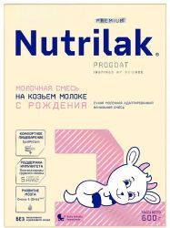 NUTRILAK Premium 1 {600г} - Молочная Смесь {с рождения} на Козьем Молоке с Пребиотиками и Омега-3 600г