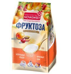 NOVASWEET Фруктоза (мягкая упаковка) 500гр