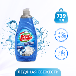 Deep Bright Средство для мытья посуды Ледяная свежесть 738мл Deep Bright Средство для мытья посуды Ледяная свежесть 738мл