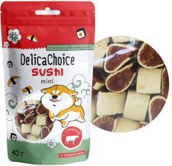 ДеликаЧойс Суши мини из говядины 40г, 1 50 шт 0,04кг