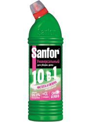 Sanfor Гель Универсальный с Хлором 10 в 1 (Летний Дождь) 1кг