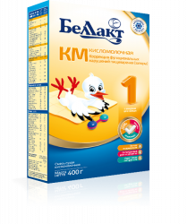 БЕЛЛАКТ КМ ACTIVE - 1 Кисломолочная Смесь {с рождения} 400г БЕЛЛАКТ КМ ACTIVE - 1 Кисломолочная Смесь {с рождения} 400г