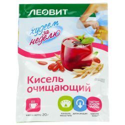 Кисель Очищающий ХУДЕЕМ ЗА НЕДЕЛЮ Пакет 20гр