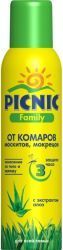 Picnic Family Аэрозоль от Комаров Т150 см3