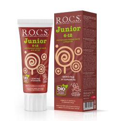 R.O.C.S.Junior Зубная паста Шоколад и Карамель (6-12 лет) (без фтора) (24) 74гр