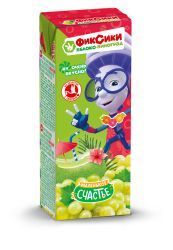 ФИКСИКИ Нектар Яблоко Виноград {с 6 мес} 0,2л