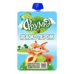 ФРУМКА Пюре из Яблок и Персиков { с 5 мес } Гуалапак 90г