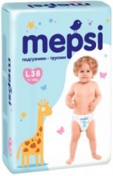 Mepsi Трусики-Подгузники L {44шт} 9-16кг
