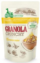 BIONOVA Мюсли Гранола Crunchy Тропические 60гр