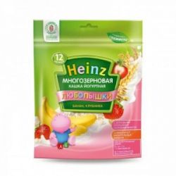 HEINZ Кашка Я БОЛЬШОЙ Многозерновая Банан, Клубника с Йогуртом {c 12 мес} 200г