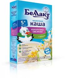 БЕЛЛАКТ Каша Кукурузно-Овсяная с Грушей с Молоком на Зерно-Молочной Основе Витам.и Минер. {с 5 мес} 250г БЕЛЛАКТ Каша Кукурузно-Овсяная с Грушей с Молоком на Зерно-Молочной Основе Витам.и Минер. {с 5 мес} 250г
