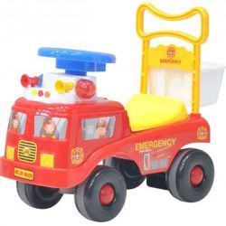 Каталка детская EVERFLO Пожарная машина ЕС-902 red