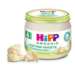 HIPP Пюре Цветная Капуста - Моё первое пюре {с 4 мес} ГА 80г.