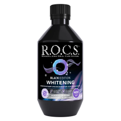 R.O.C.S. Ополаскиватель Black Edition Кислородное Отбеливание (без фтора) (9) Т400мл