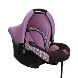 Автокресло переноска Kids Planet Luna розовые совы, гр. 0+, 0-13 кгг 0-13 кг