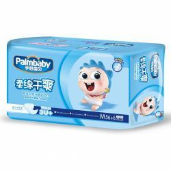 Подгузники детские Palmbaby Традиционные размер M, 62шт (6-11 кг)