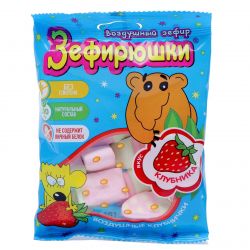 ЗЕФИРЮШКИ Воздушный Зефир Клубника 40г