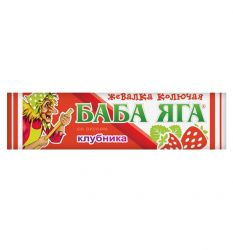 БАБА ЯГА Клубника, Жев.Конфета 11г