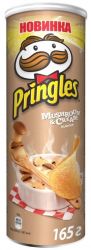 PRINGLES Чипсы Грибы со Сметаной {19} 165г PRINGLES Чипсы Грибы со Сметаной {19} 165г