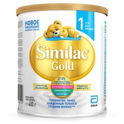 SIMILAC GOLD 1 Молочная Смесь с Олигосахаридами Грудного Молока {с рождения} 400г SIMILAC GOLD 1 Молочная Смесь с Олигосахаридами Грудного Молока {с рождения} 400г