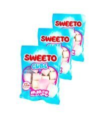 SWEETO Маршмеллоу Куб Розовое и Белое 30г - 3 упаковки