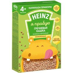 HEINZ Кашка Я ПРОБУЮ Гречневая Н/а без Молока {c 4 мес} 180г.