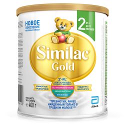SIMILAC GOLD 2 Молочная Смесь с Олигосахаридами Грудного Молока {с 6 мес} 400г SIMILAC GOLD 2 Молочная Смесь с Олигосахаридами Грудного Молока {с 6 мес} 400г