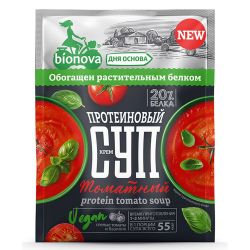 BIONOVA Протеиновый Крем-Суп Томатный Быстрого Приготовления 20 гр