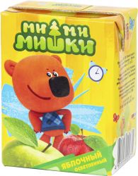 МИ-МИ-МИШКИ Сок Яблочный Осветленный { с 4 мес } 0,2л