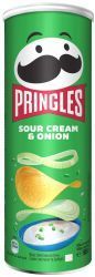 PRINGLES Чипсы Сметана Лук {19} 165г