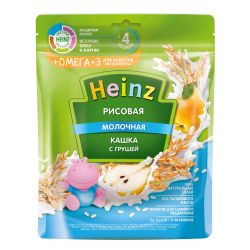 HEINZ Кашка Я РАСТУ Рисовая с Грушей с Молоком {c 4 мес} {пауч} 200г