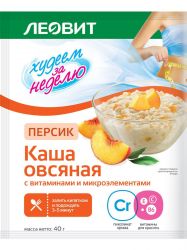 Каша Овсяная Персик ХУДЕЕМ ЗА НЕДЕЛЮ Пакет 40гр